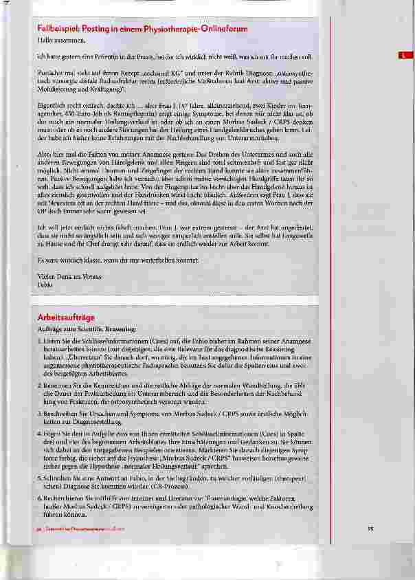 Vorschauseite 2: Clinical Reasoning anhand von Fallbeispielen lernen