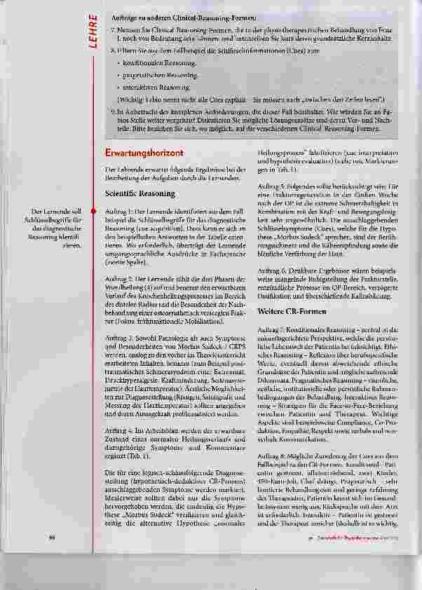 Vorschauseite 3: Clinical Reasoning anhand von Fallbeispielen lernen