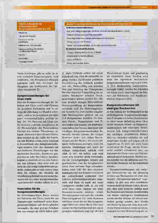 Vorschauseite 3: Praxisrelevante Aspekte der Kompressionstherapie für Patienten mit chronischem Ulcus cruris unter besonderer Berücksichtigung der Wirtschaftlichkeit