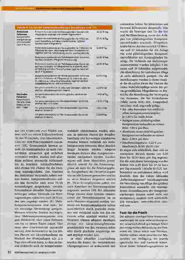 Vorschauseite 6: Praxisrelevante Aspekte der Kompressionstherapie für Patienten mit chronischem Ulcus cruris unter besonderer Berücksichtigung der Wirtschaftlichkeit