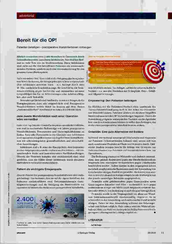 Vorschauseite 1: Bereit für die OP!
