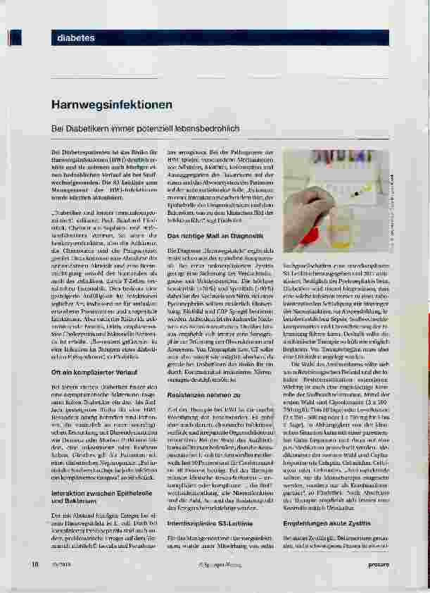 Vorschauseite 1: Harnwegsinfektionen
