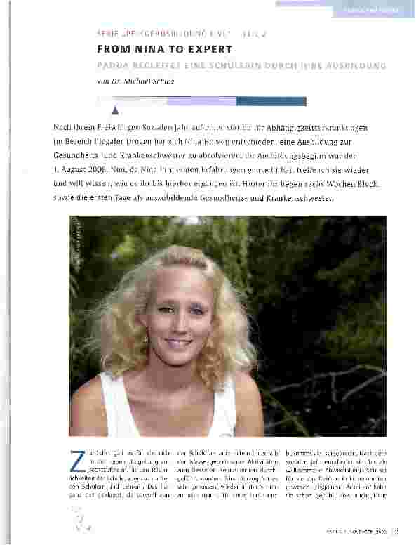 Vorschauseite 1: FROM NINA TO EXPERT Teil2