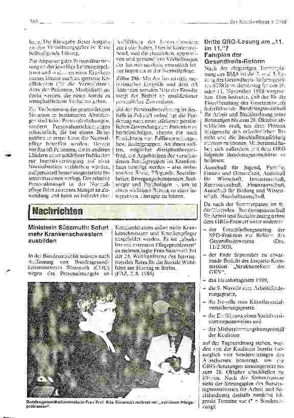 Vorschauseite 3: Medizinischer Fortschritt erfordert mehr Personal Sachverständigenrat: Neue Anhaltzahlen vereinbaren