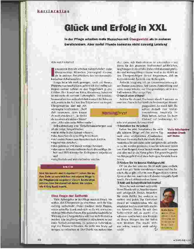 Vorschauseite 1: Glück und Erfolg in XXL