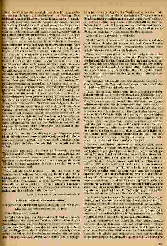 Vorschauseite 5: Der Erste Deutsche Krankenhaustag in Köln vom 12. -16. Juni 1958