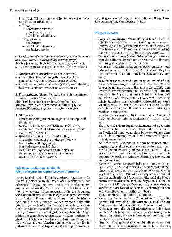 Vorschauseite 3: Handbuch der psychiatrischen Krankenpflege der Uniklinik Mainz Entstehung und Umsetzung einer nicht ausschließlich psychiatr. Idee