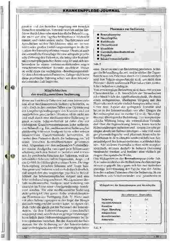 Vorschauseite 4: Analgesie und Sedierung von Intensivpatienten