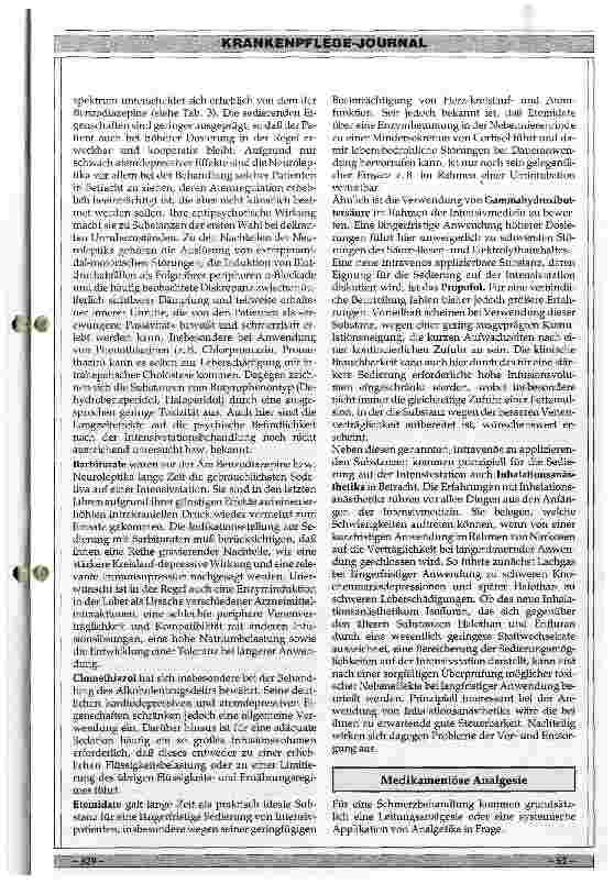 Vorschauseite 6: Analgesie und Sedierung von Intensivpatienten