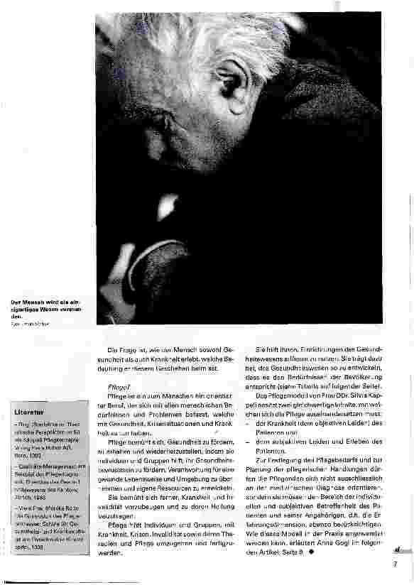 Vorschauseite 2: Integriertes Pflegemodell nach Silvia Käppeli