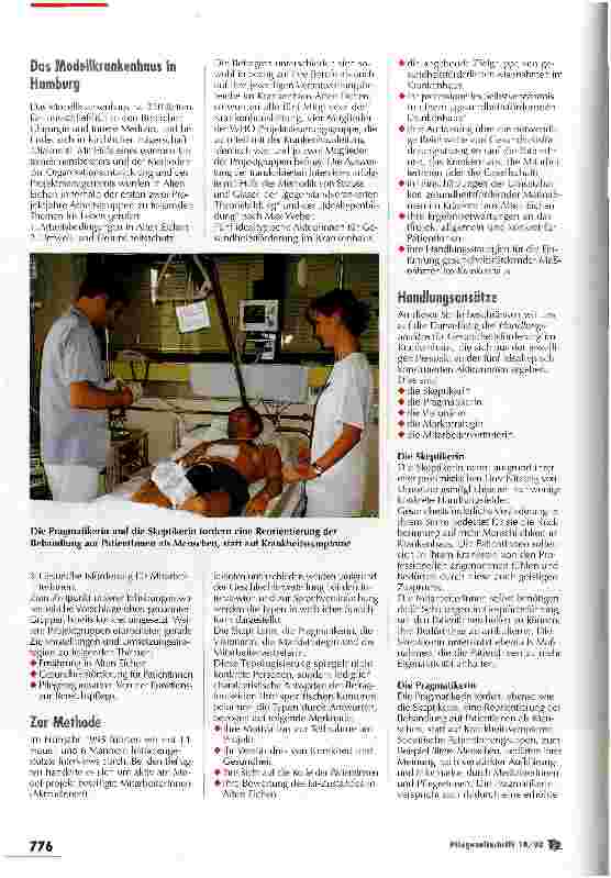 Vorschauseite 2: Qualitative Befragung fördert unterschiedliche Auffasssungen zutage Gesundheitsförderung im Krankenhaus