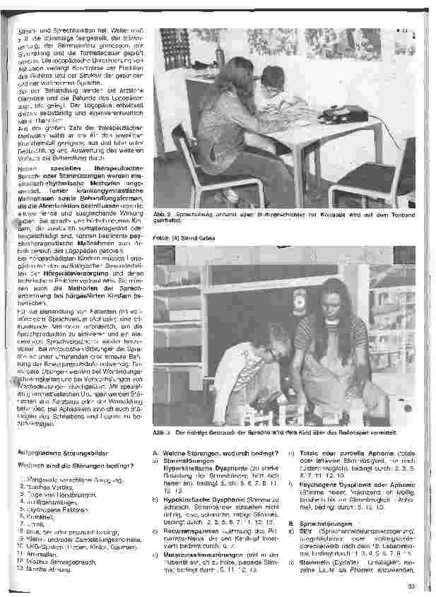 Vorschauseite 2: Berufsgruppendarstellung in der Kinderund Jugendpsychiatrie 2. Folge: Logopädie