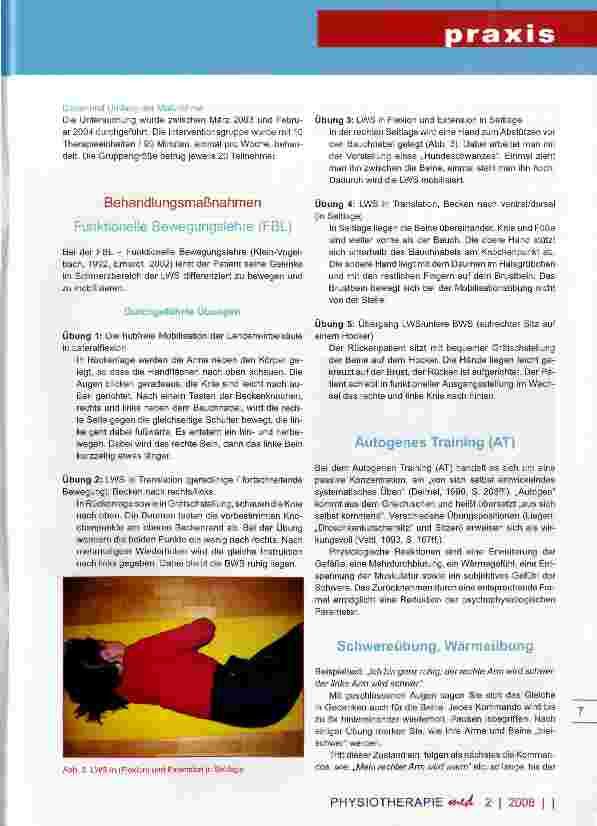 Vorschauseite 3: Reha bei chronischer Lumbalgie Effekte einer tertiären Präventionsmaßnahme bei chronischen Lumbalgiepatienten