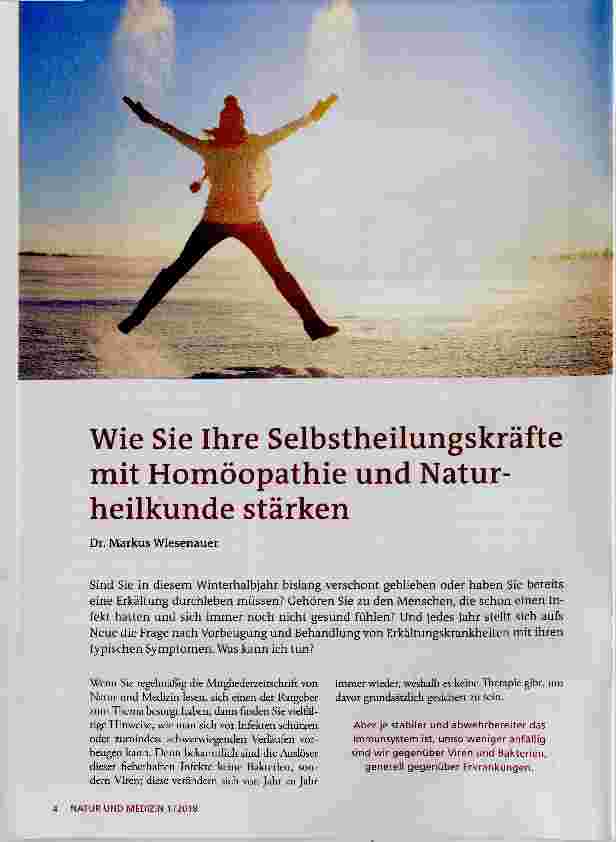 Vorschauseite 1: Wie Sie Ihre Selbstheilungskräfte mit Homöopathie und Naturheilkunde stärken