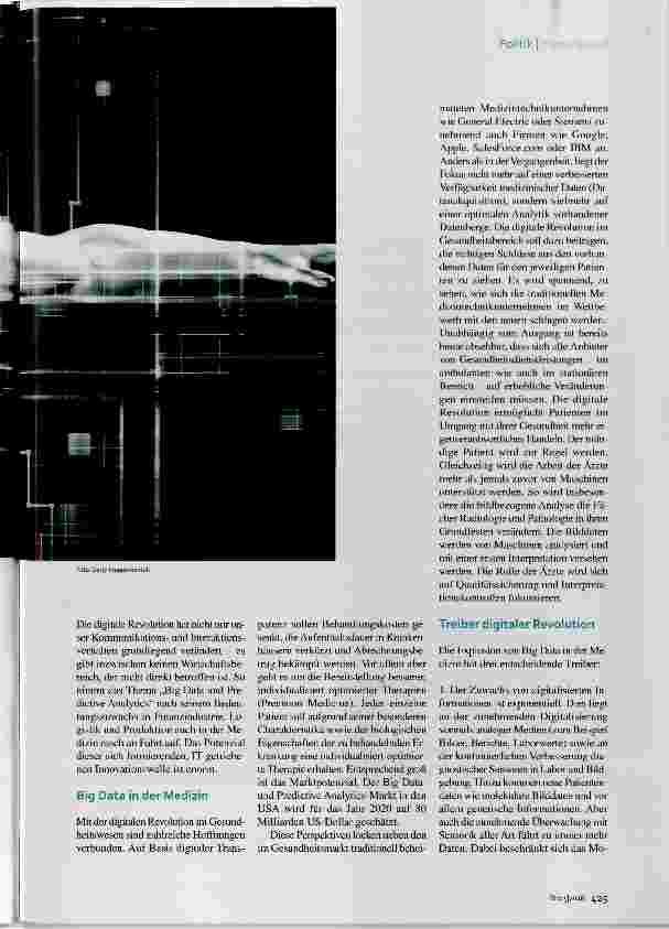 Vorschauseite 2: Digitale Revolution Gesundheit ersetzt Krankheit