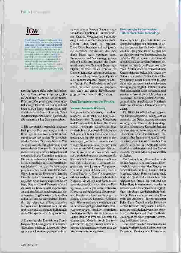 Vorschauseite 3: Digitale Revolution Gesundheit ersetzt Krankheit