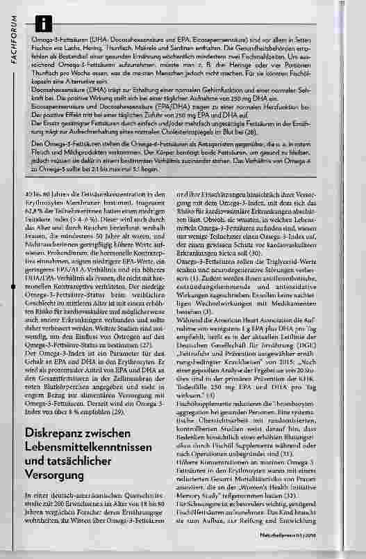 Vorschauseite 2: Multitalent Omega-3-Fettsäuren