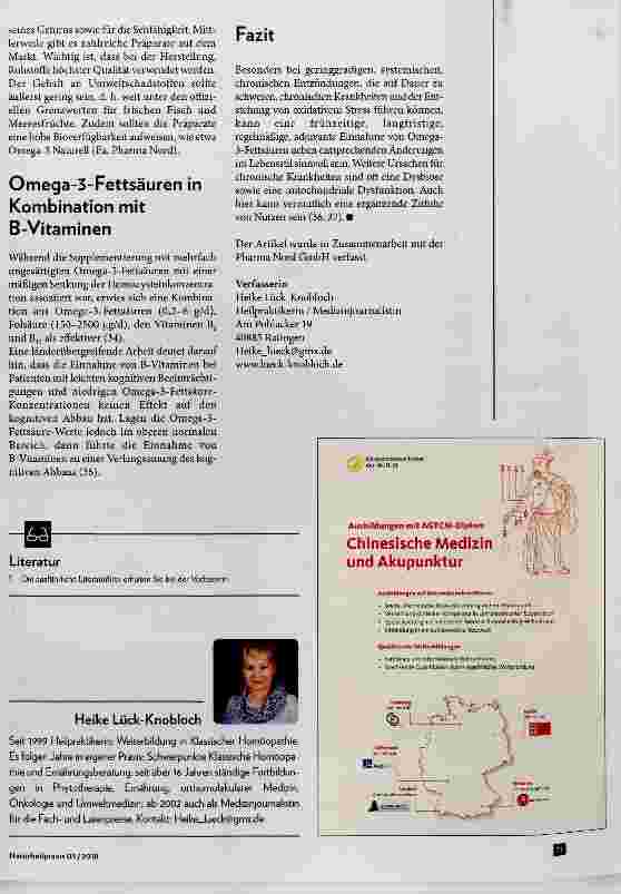 Vorschauseite 3: Multitalent Omega-3-Fettsäuren