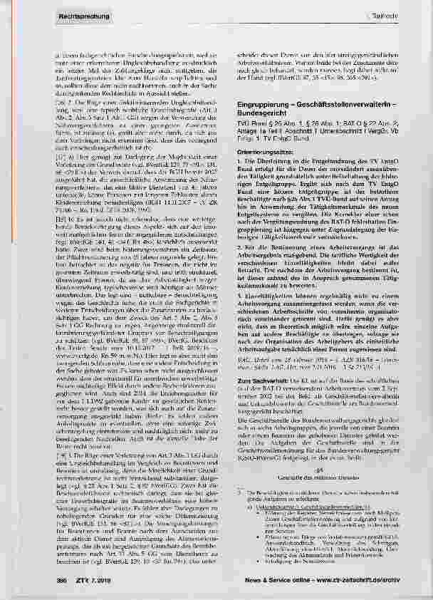 Vorschauseite 3: Zusatzversorgung Startgutschriften VBLS §§ 78, 79; GG Art. 2 Abs. 1; 3 Abs. 1, 2; 20 Abs. 3