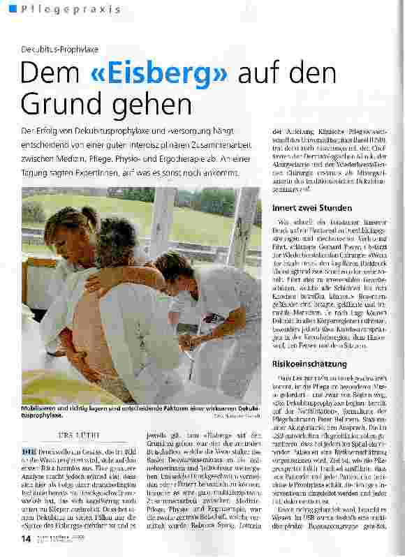 Vorschauseite 1: Dem «Eisberg» auf den Grund gehen