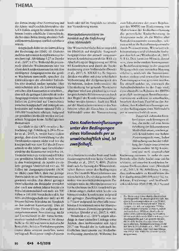 Vorschauseite 5: Warten, Wirken und Werden im GKV-Wettbewerb: Das Sondergutachten zum Morbi-RSA lässt viele Fragen offen