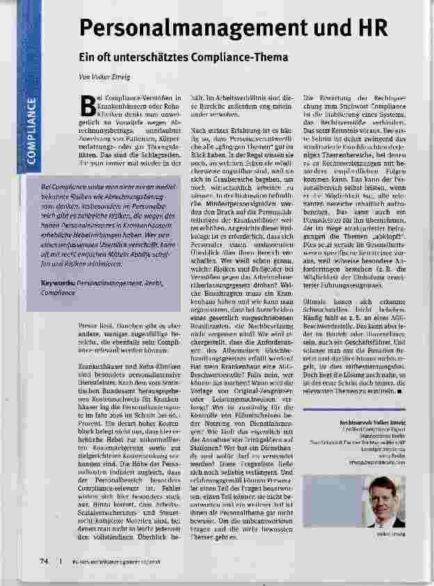 Vorschauseite 1: Personalmanagement und HR