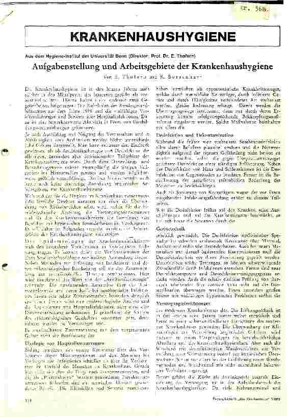 Vorschauseite 1: Aufgabenstellung und Aufgabengebiet der Krankenhaushygiene