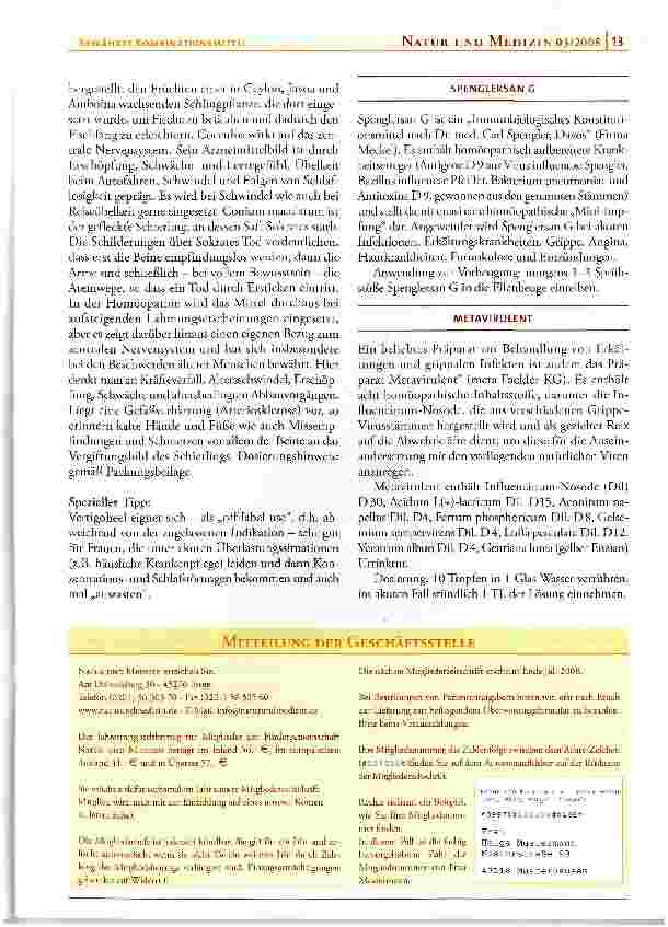 Vorschauseite 3: Bewährte Kombinationsmittel Teil 1: Homöopathische Komplexmittel