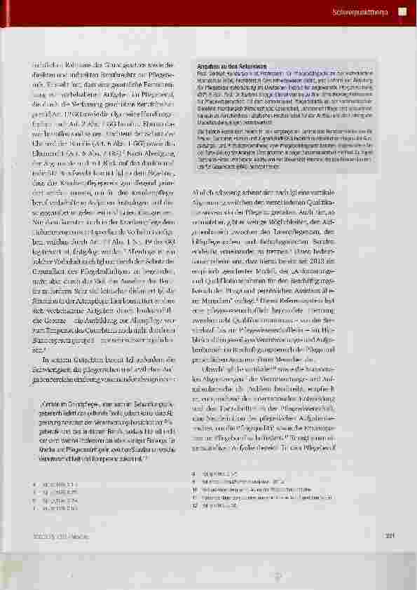 Vorschauseite 2: Hintergründe und Perspektiven der vorbehaltenen Tätigkeiten im Pflegeberufegesetz