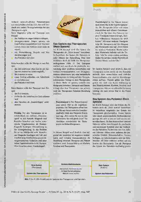 Vorschauseite 2: Kommunikationsund ressourcengestützt