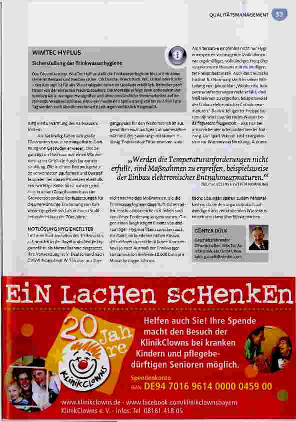 Vorschauseite 2: Spülend zur Patientensicherheit