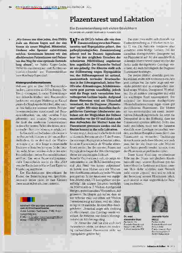 Vorschauseite 2: Frauenmilchbank-Initiative: für die beste Entwicklung der Allerkleinsten