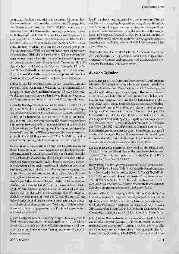 Vorschauseite 4: Arzneimittel, Medizinprodukt, Neuberechnung