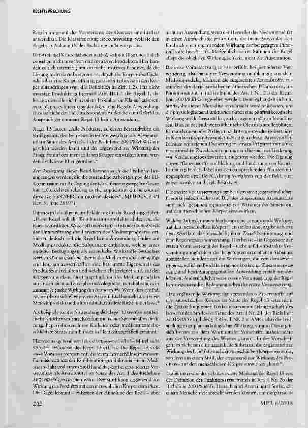 Vorschauseite 5: Arzneimittel, Medizinprodukt, Neuberechnung