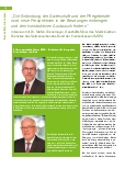 Vorschauseite 1: Die Einbindung der Ärzteschaft und der Pflegeberufe wird neue Perspektiven in die Beratungen einbringen und den konstruktiven Austausch fördern.