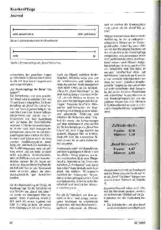 Vorschauseite 3: Lust oder Frust? Zufriedenheit von Krankenpflegeschülerinnen und -schülern mit ihrer Berufswahl am Ende des zweiten Ausbildungsjahres