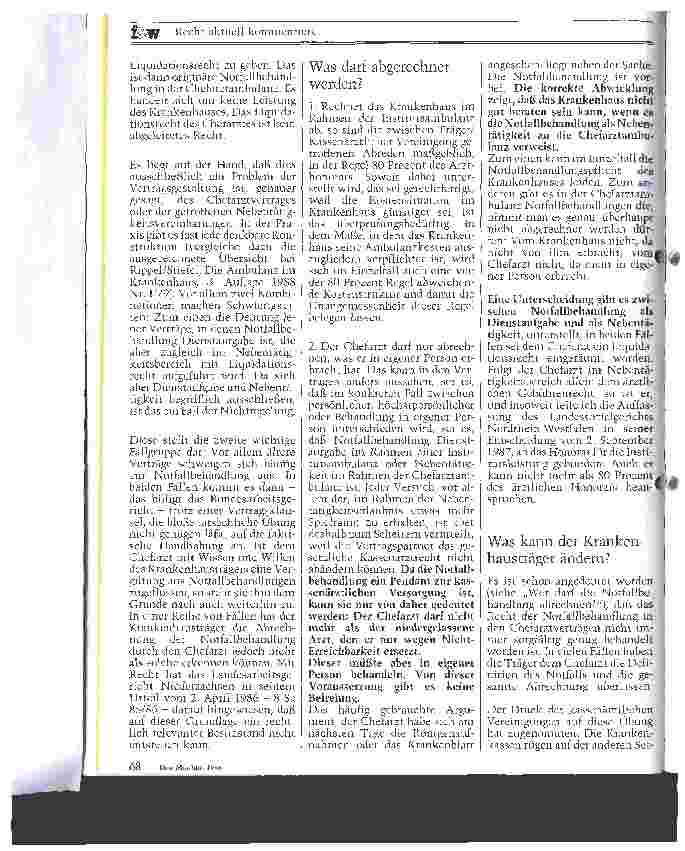 Vorschauseite 2: Rechtsprobleme der Notfallbehandlung