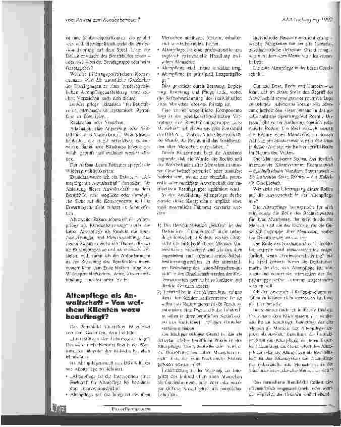 Vorschauseite 3: AAA Fachtagung 1997 Hamburg (Arbeitskreis Ausbildungsstätten für Altenpflege in der BRD)