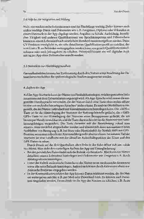 Vorschauseite 4: Die App iRefugee. de in der Versorgung geflüchteter Menschen in Deutschland und auf der ganzen Welt