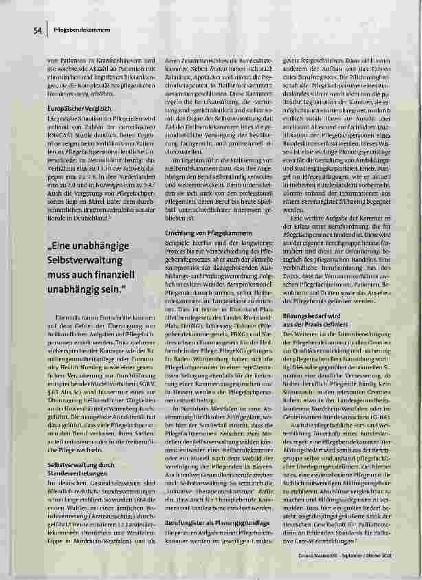 Vorschauseite 2: Instrument zur Emanzipation? Selbstverwaltung in der Pflege