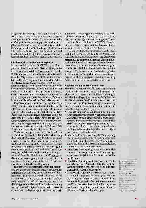 Vorschauseite 3: EU-lnstrument bündelt Expertise und fördert Kooperation im Gesundheitswesen