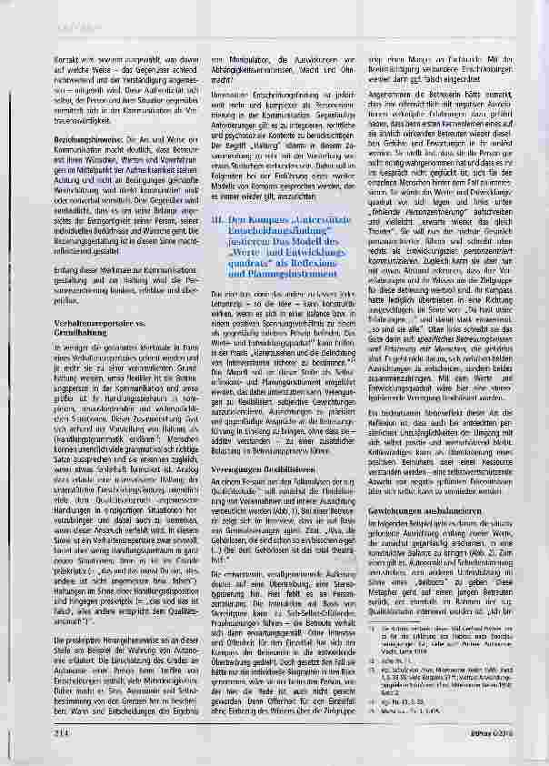 Vorschauseite 2: Unterstützte Entscheidungsfindung aus (kommunikations)psychologischer Sicht Zwei Modelle für die Betreuungsgestaltung