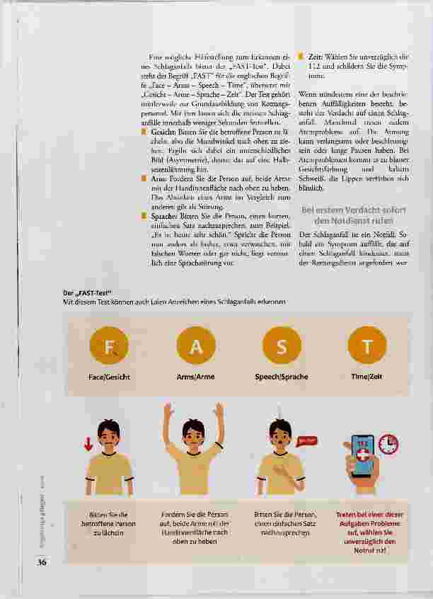 Vorschauseite 3: Schlaganfall: Was sind Warnzeichen?