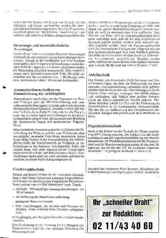 Vorschauseite 2: Moderne Küchentechnik
