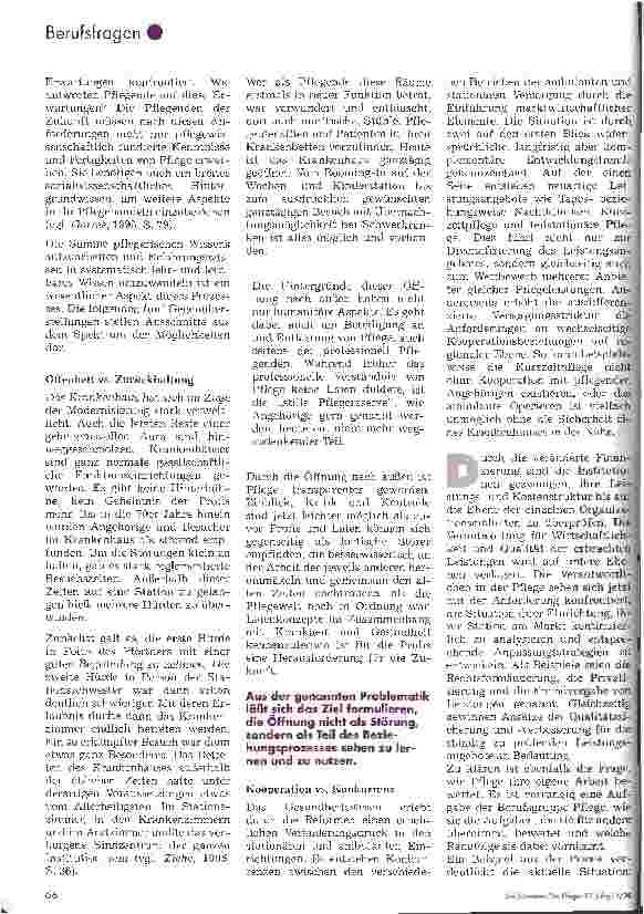 Vorschauseite 3: Veränderungsprozesse in der Pflege Neues Denken und Handeln