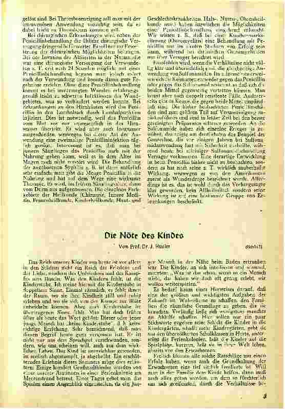 Vorschauseite 1: Die Nöte des Kindes