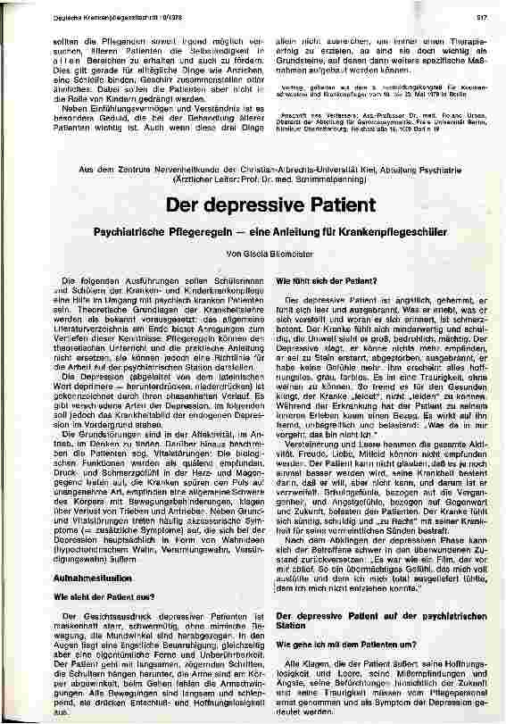 Vorschauseite 4: Gehirn und Nervensystem als Integrationsorgane Probleme beim älteren Patienten