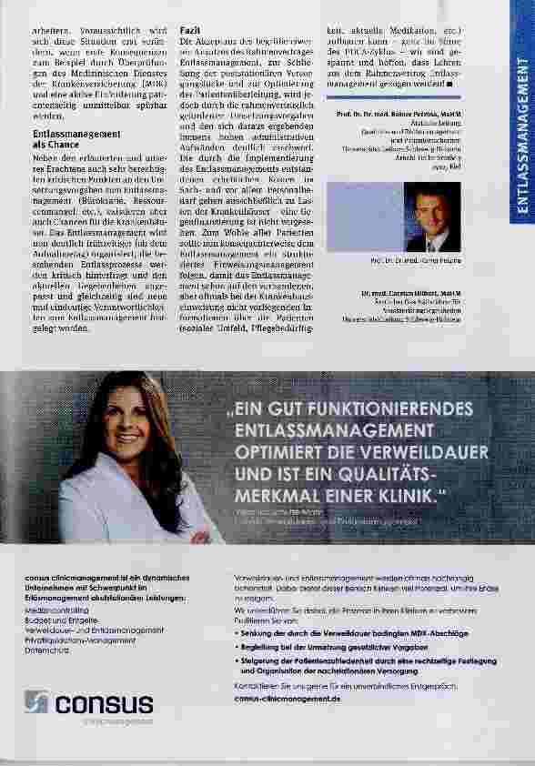 Vorschauseite 4: Entlassmanagement - jetzt wird alles gut?