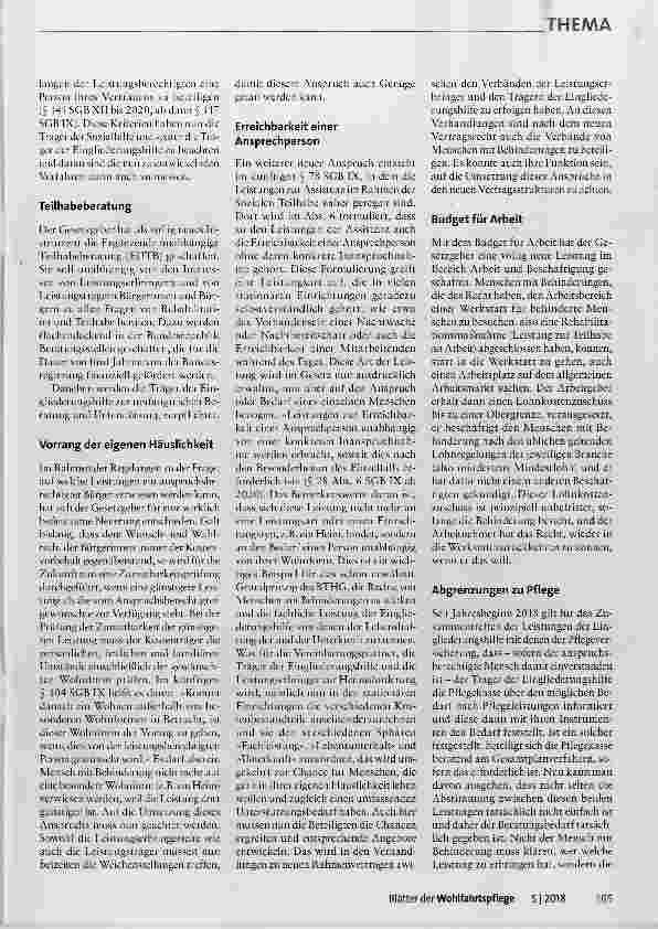 Vorschauseite 3: Das Bundesteilhabegesetz: Grundsätze und Neuerungen