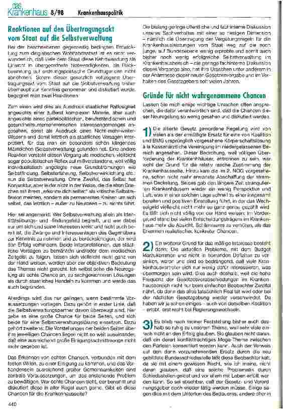 Vorschauseite 2: Möglichkeiten und Grenzen der Selbstverwaltung am Beispiel der Kataloge für Fallpauschalen und Sonderentgelte